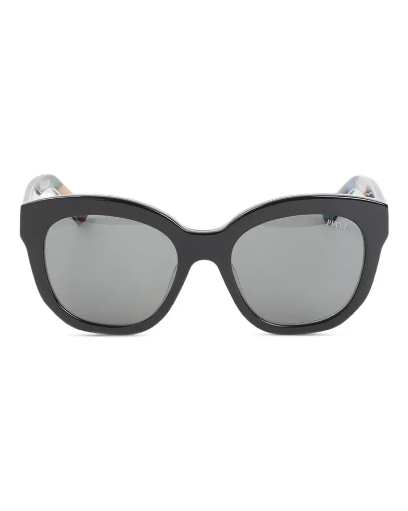 Emilio Pucci geometric-frame sunglasses - Schwarz Schwarz