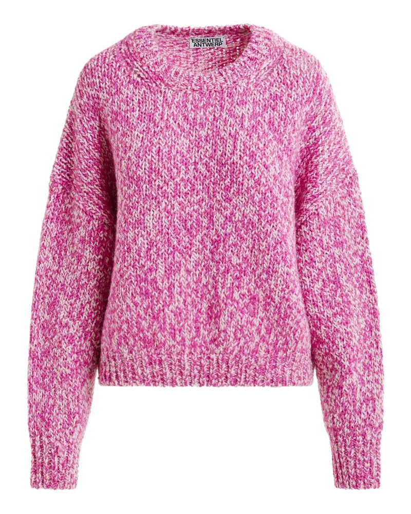 Essentiel Izura Pullover mit geripptem Saum - Rosa Rosa