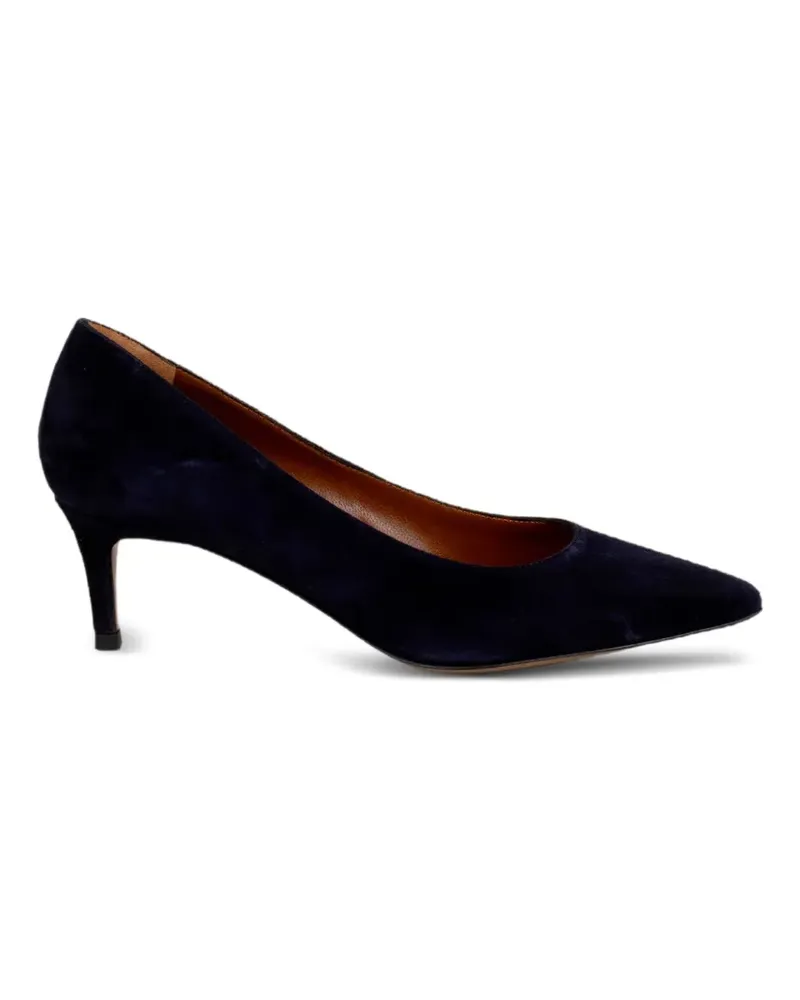 FESTA Milano Pumps in Wildlederoptik mit spitzer Kappe - Blau Blau