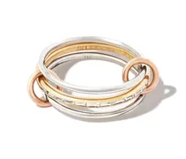 Rhea-Ring aus 18 kt Gelb- und Roségold und Sterlingsilber