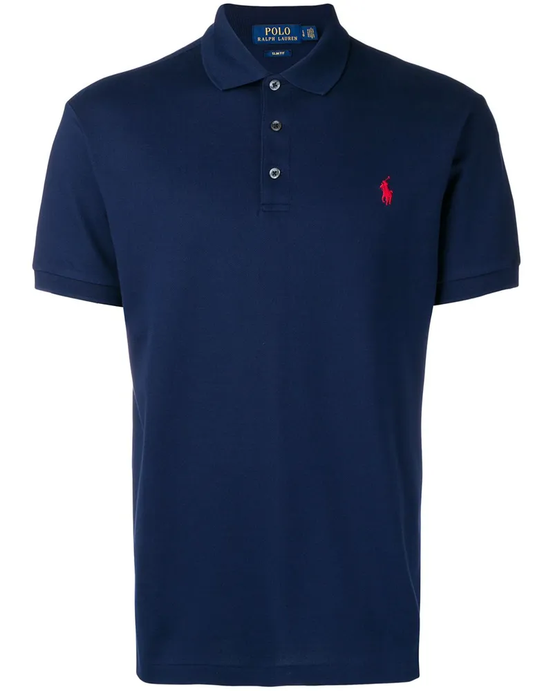 Ralph Lauren Poloshirt mit Logo - Blau Blau