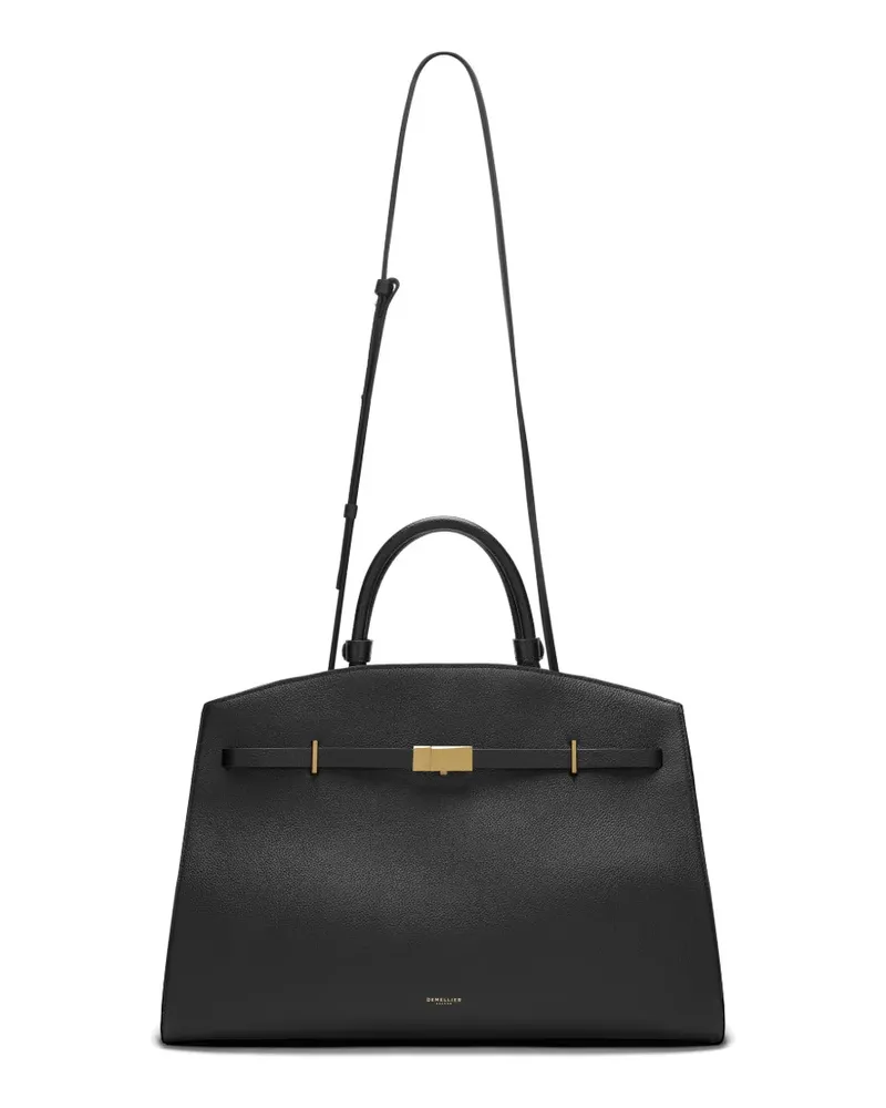 DeMELLIER Kleiner Hudson Tote Bag - Schwarz Schwarz