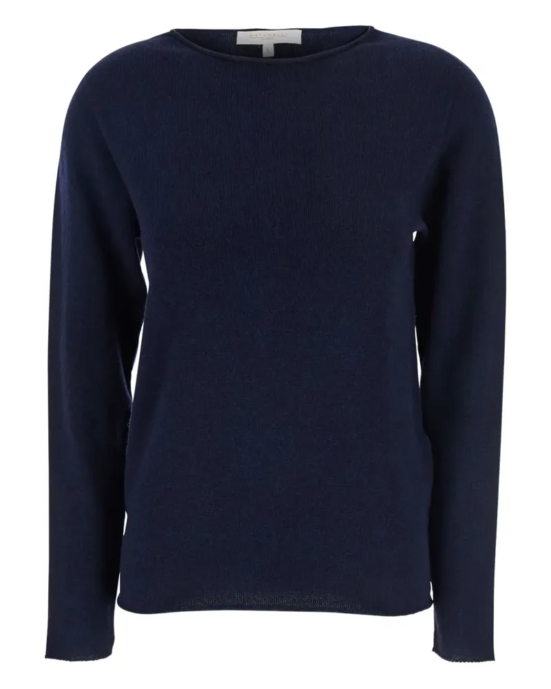 Antonelli Firenze Ungesäumter Pullover - Blau Blau