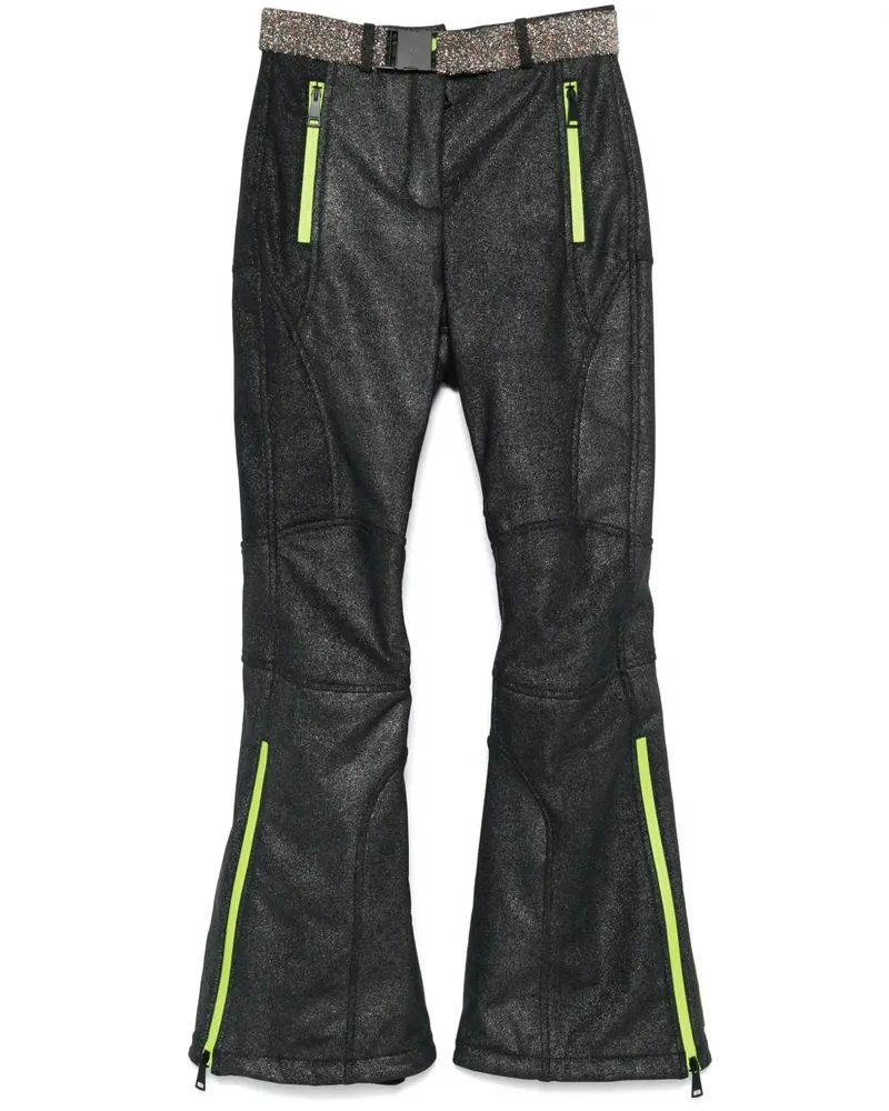 KHRISJOY Skihose mit Glitter-Detail - Schwarz Schwarz