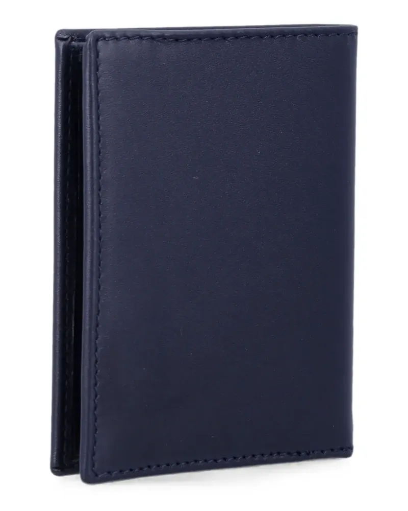 Comme des Garçons leather cardholder - Blau Blau