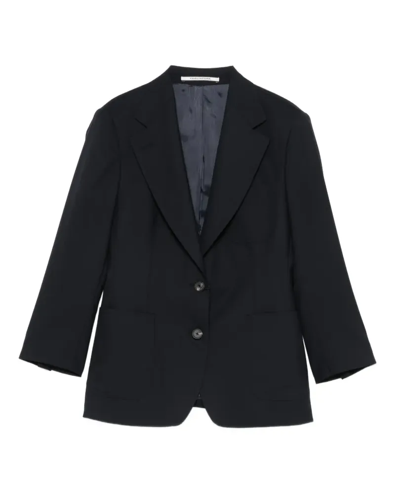 Tagliatore Debra single-breasted patch-pocket blazer - Blau Blau