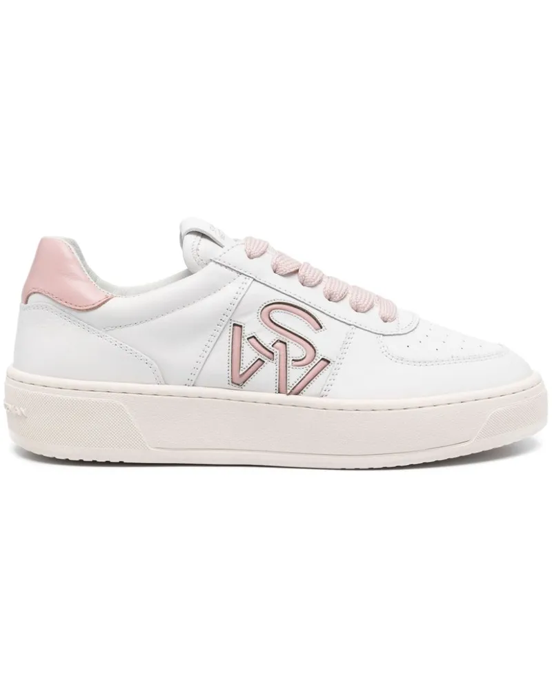 Stuart Weitzman SW Courtside Sneakers - Weiß Weiß