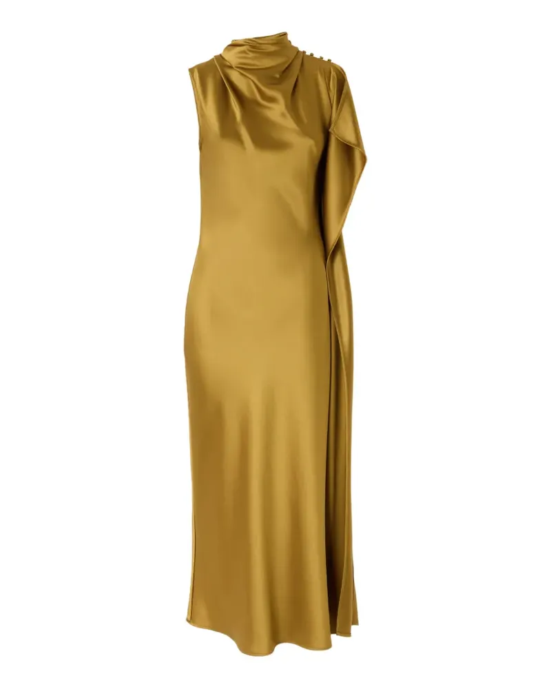 Pinko Drapiertes Kleid - Grün Grün