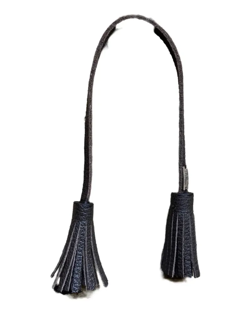 Fortela tassel leather keyring - Braun Braun
