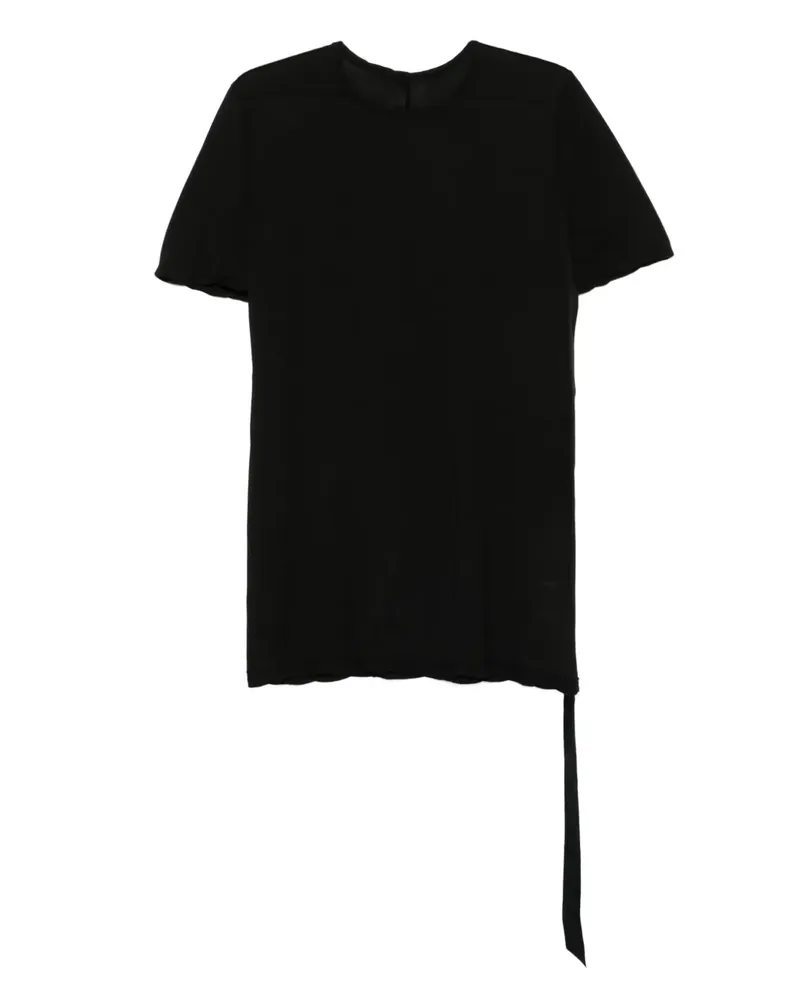 DRKSHDW by Rick Owens T-Shirt aus Bio-Baumwolle mit Schleifenverschluss - Schwarz Schwarz