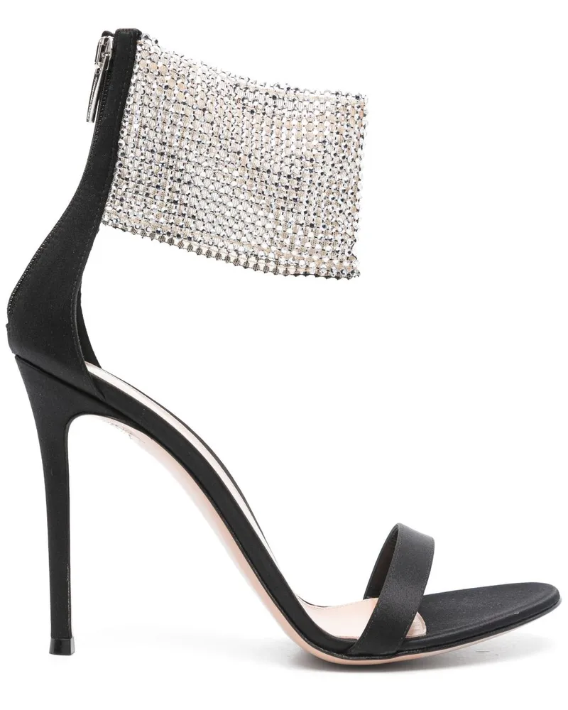 Gianvito Rossi Adore Sandalen 105mm - Schwarz Schwarz