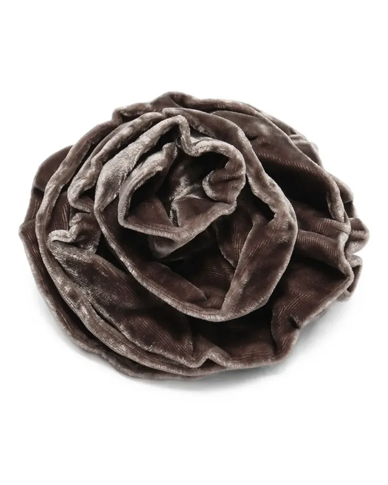 Maliparmi rose velvet brooch - Braun Braun