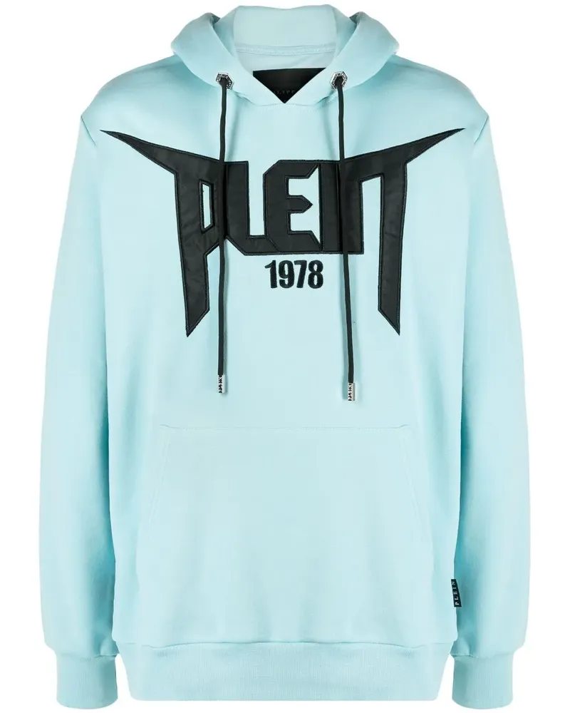 Philipp Plein Hoodie mit Stickerei - Blau Blau