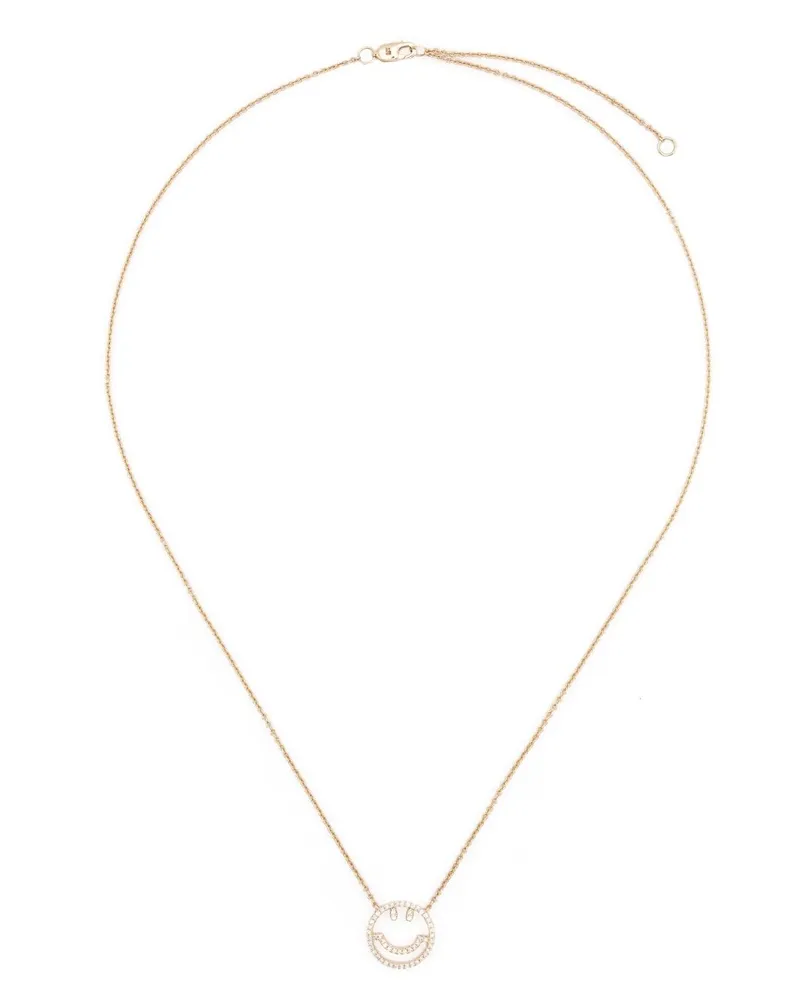 Roxanne First 14kt Have A Nice Day Gelbgoldhalskette mit Diamanten Gold