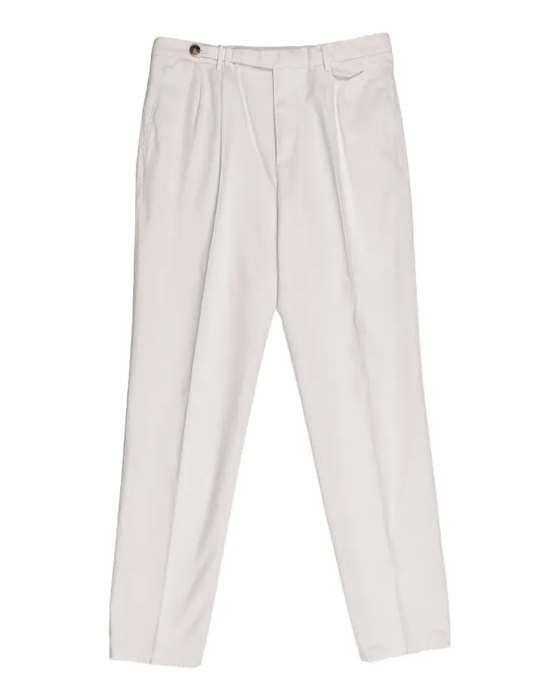 Brunello Cucinelli belt-loops trousers - Weiß Weiß