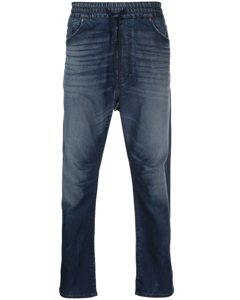 Diesel Tapered-Jeans mit tiefem Schritt - Blau Blau
