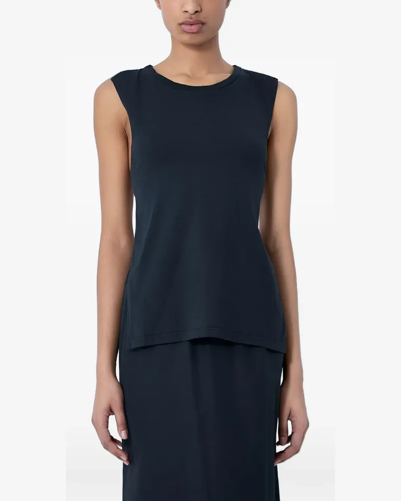 Rier sleeveless round-neck tank top - Schwarz Schwarz