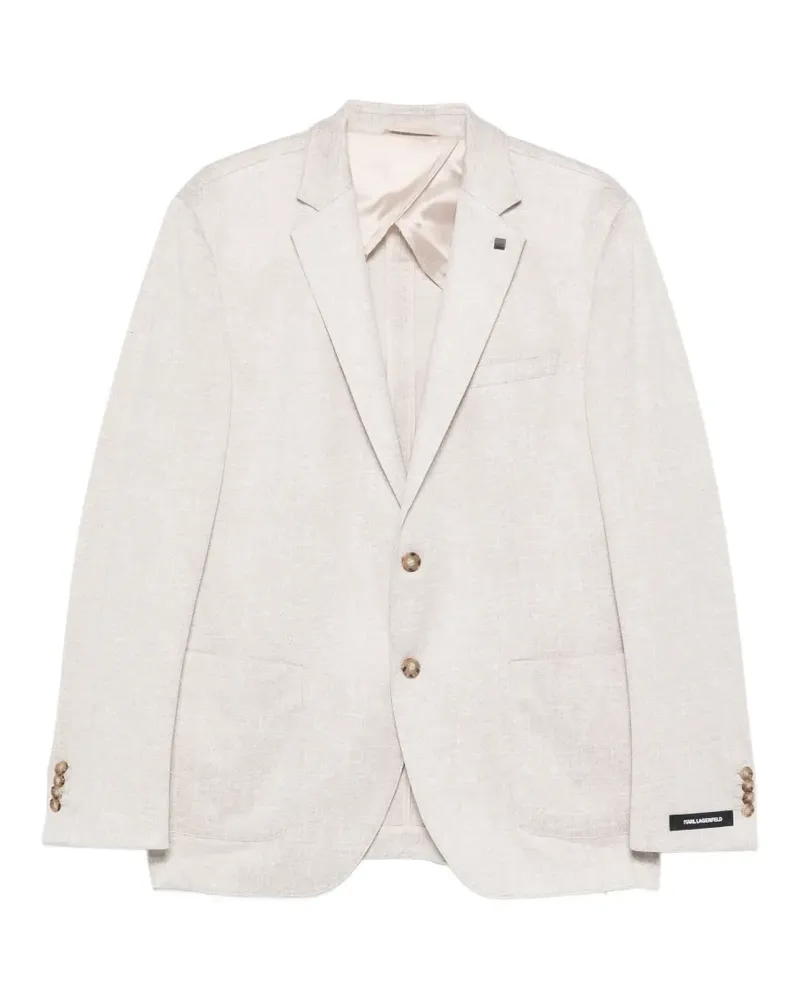 Karl Lagerfeld Smart Blazer - Nude Nude
