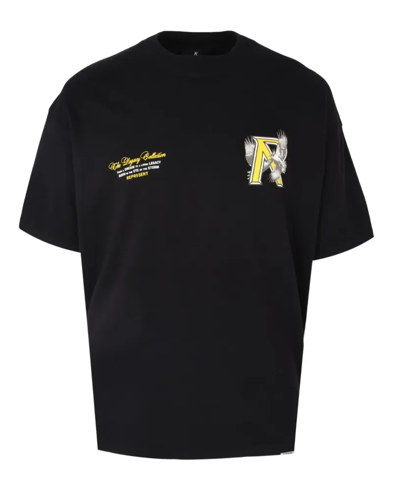 REPRESENT Legacy Falcon T-Shirt - Schwarz Schwarz