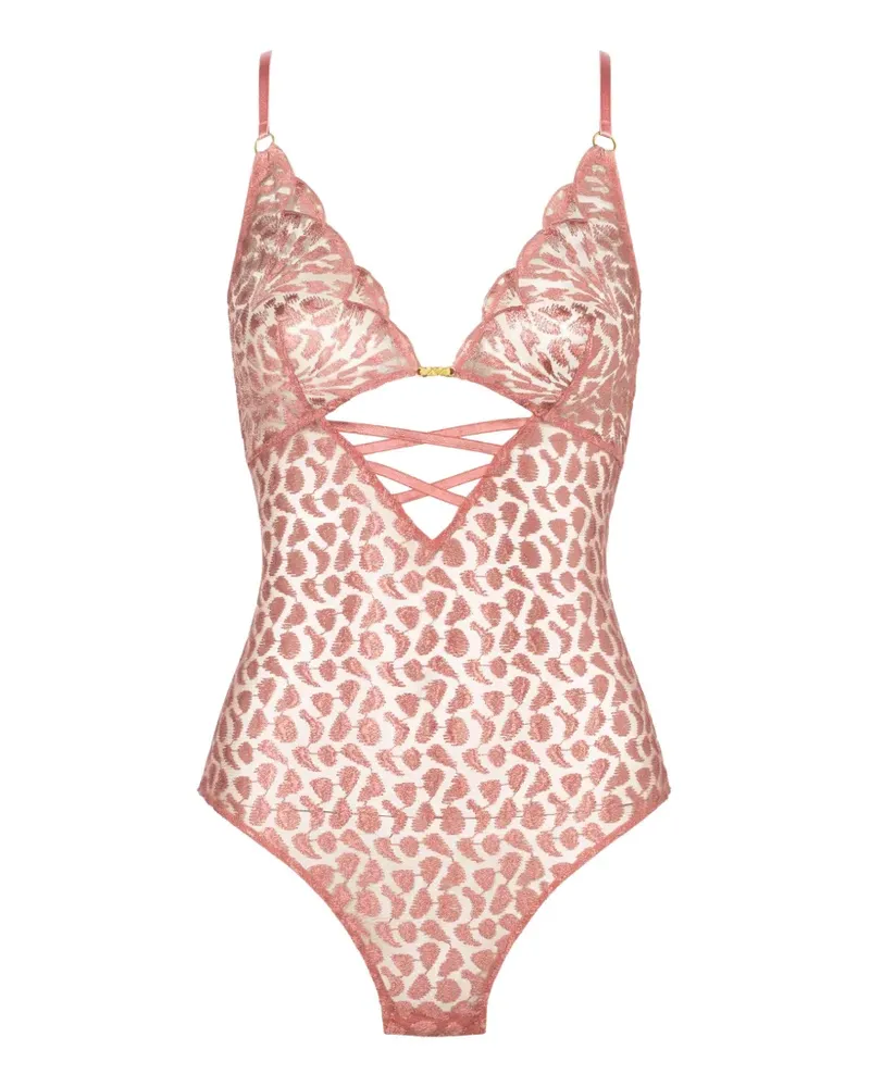Aubade Crazy in Love Body mit Stickerei - Rosa Rosa