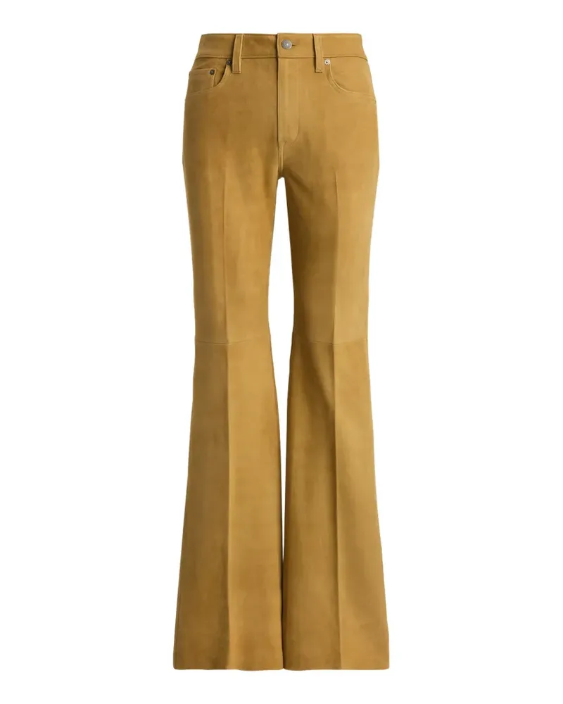 Ralph Lauren Hose aus Lammwildleder - Nude Nude