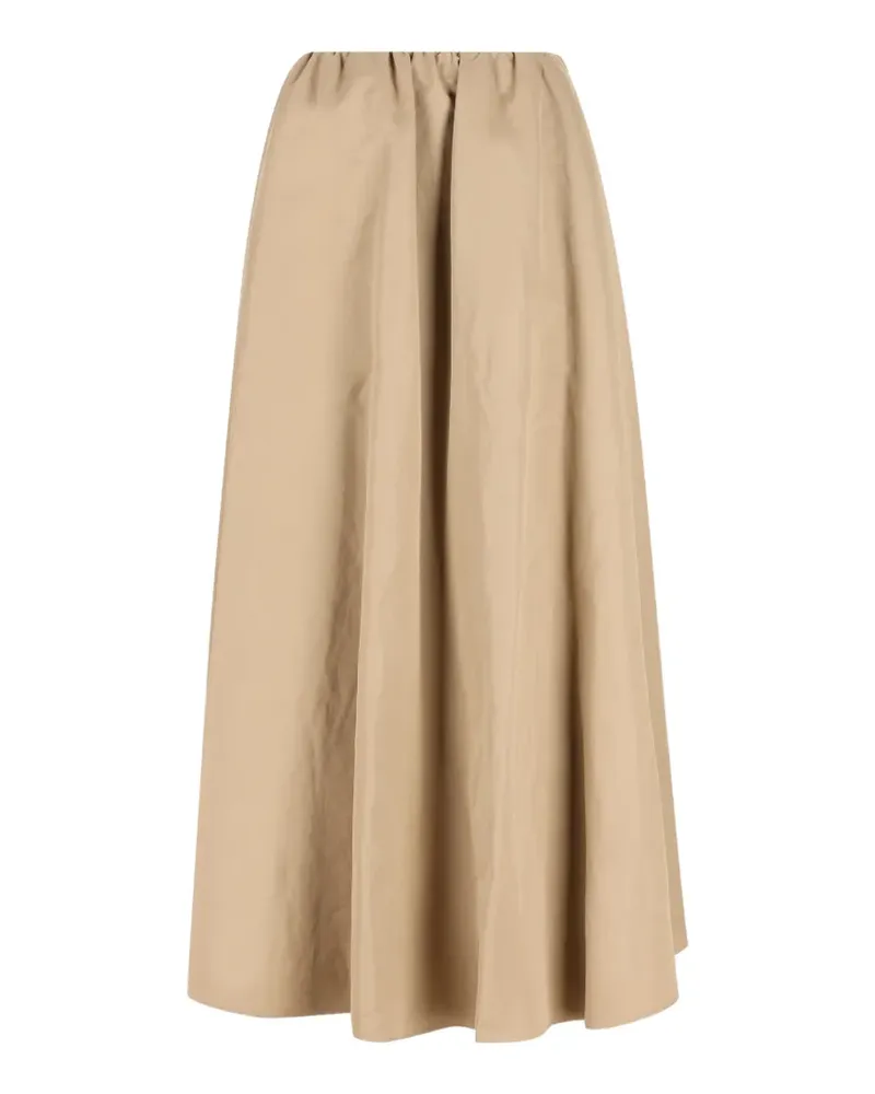 Brunello Cucinelli elasticated waist maxi skirt - Nude Nude