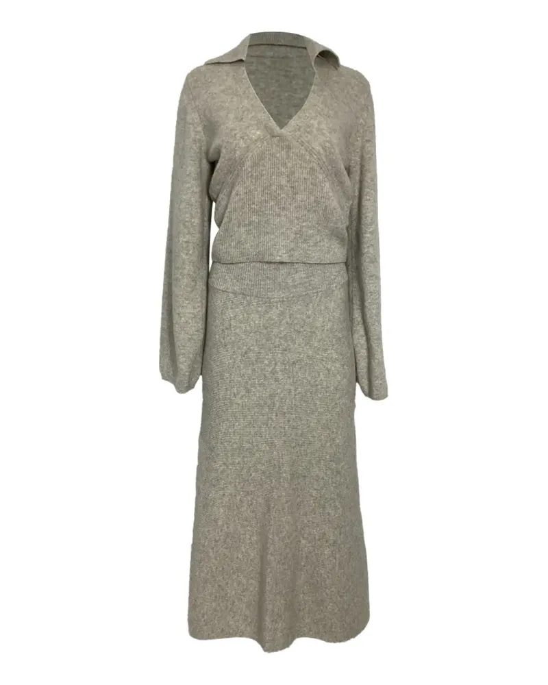Sandro knitted skirt set - Grau Grau