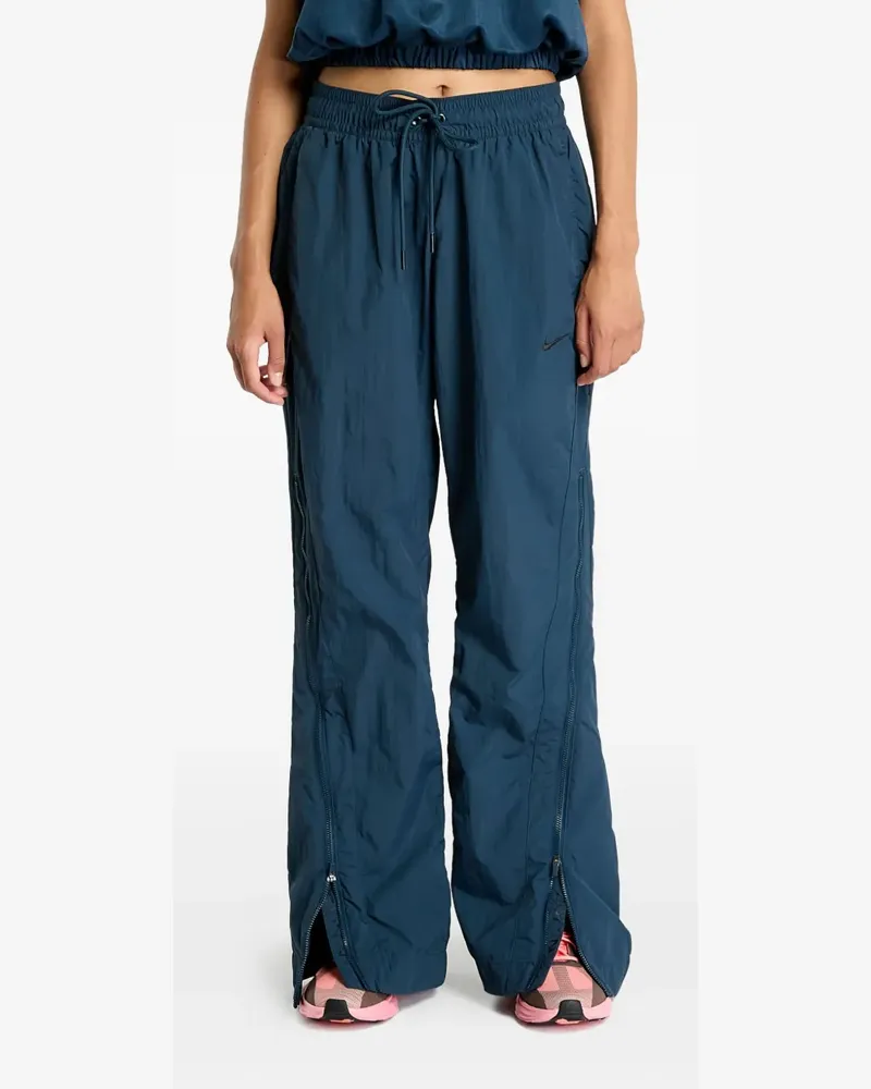 Nike Hose mit Reißverschlussdetail - Blau Blau