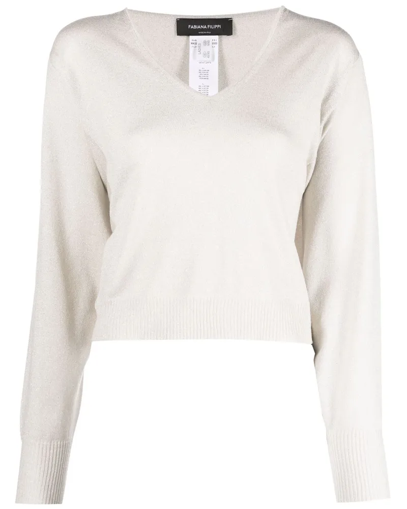 Fabiana Filippi Pullover mit Rollkragen - Grau Grau