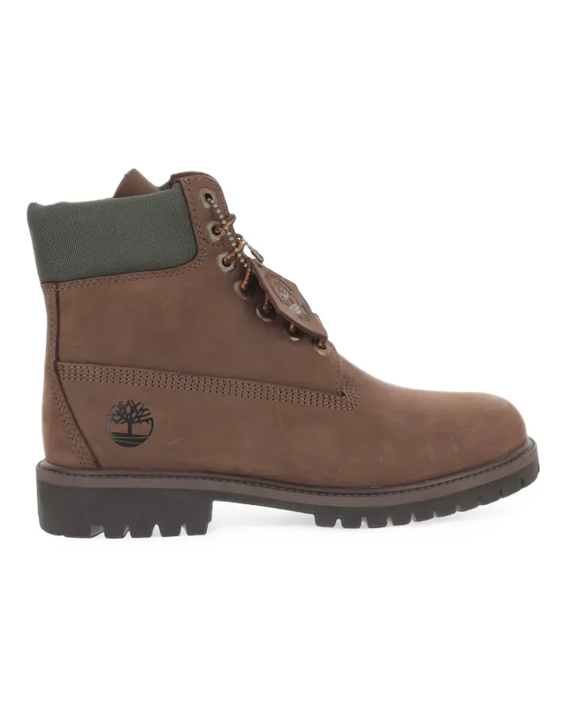 Timberland Schnürstiefel mit Logo-Prägung - Braun Braun