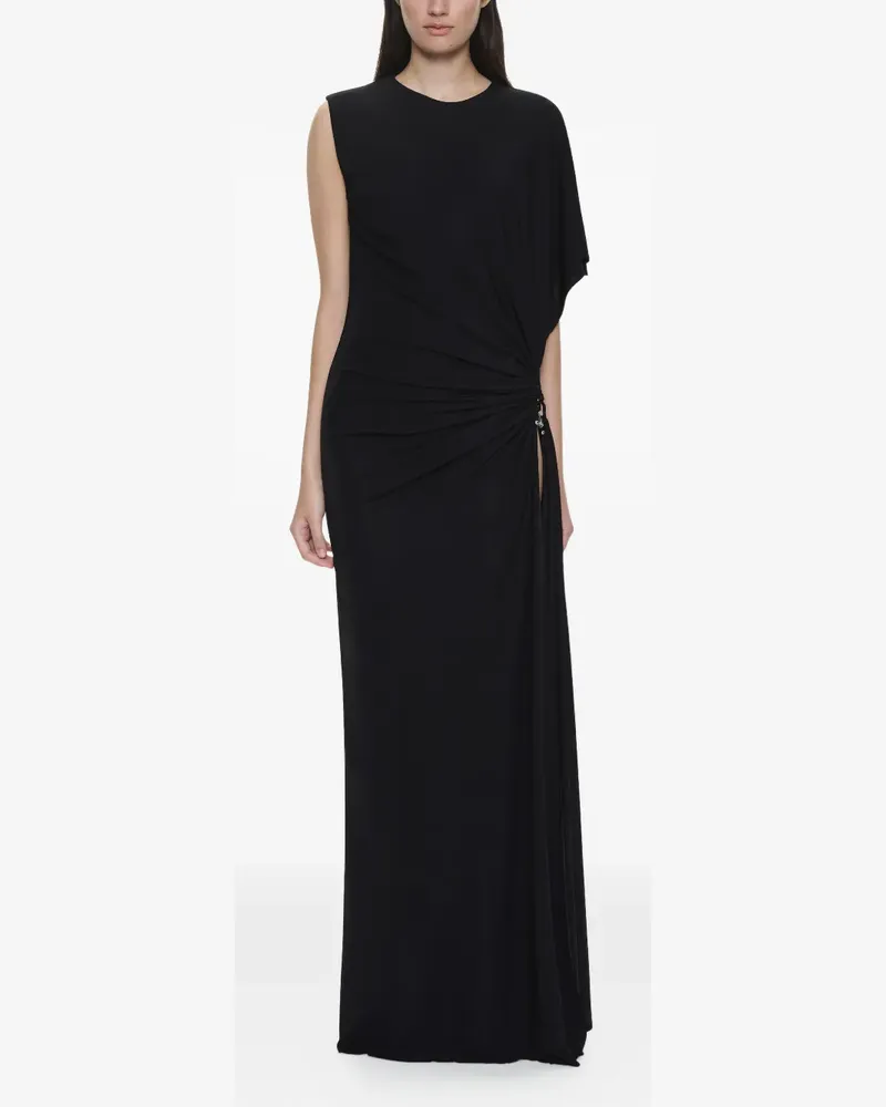 Christopher Esber Drapiertes Bezel Quartz Tank-Maxikleid - Schwarz Schwarz