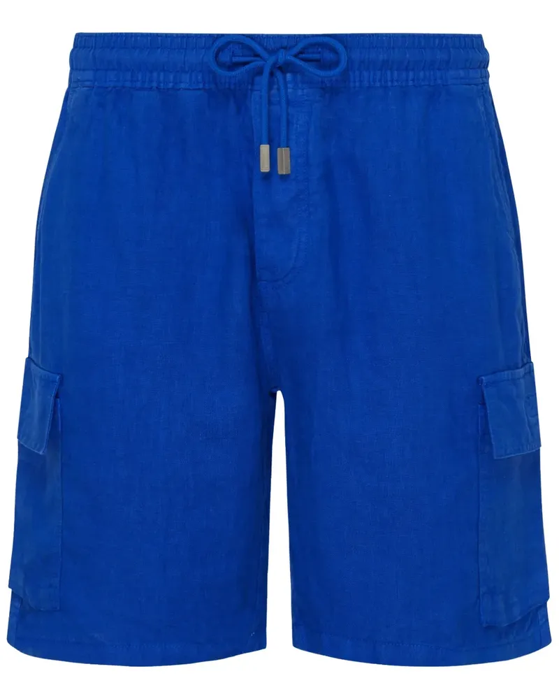 Vilebrequin Bermudas aus Leinen - Blau Blau