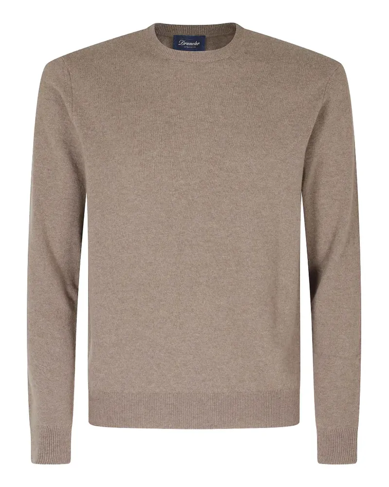 Drumohr  Pullover mit rundem Ausschnitt - Nude Nude
