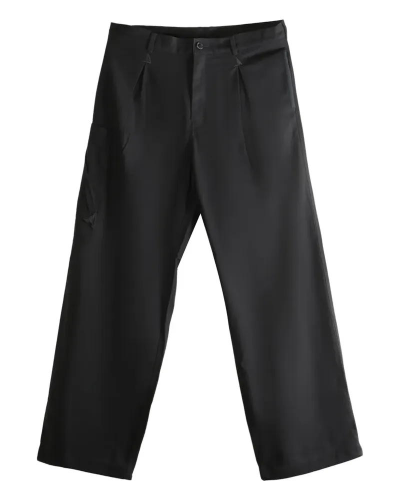 Asics x Kiko Kostadinov Novalis Mirelioids pleated-pocket trousers - Schwarz Schwarz