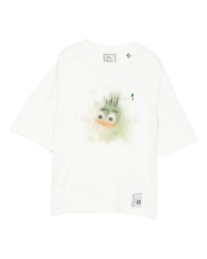MIHARAYASUHIRO T-Shirt mit grafischem Print - Weiß Weiß