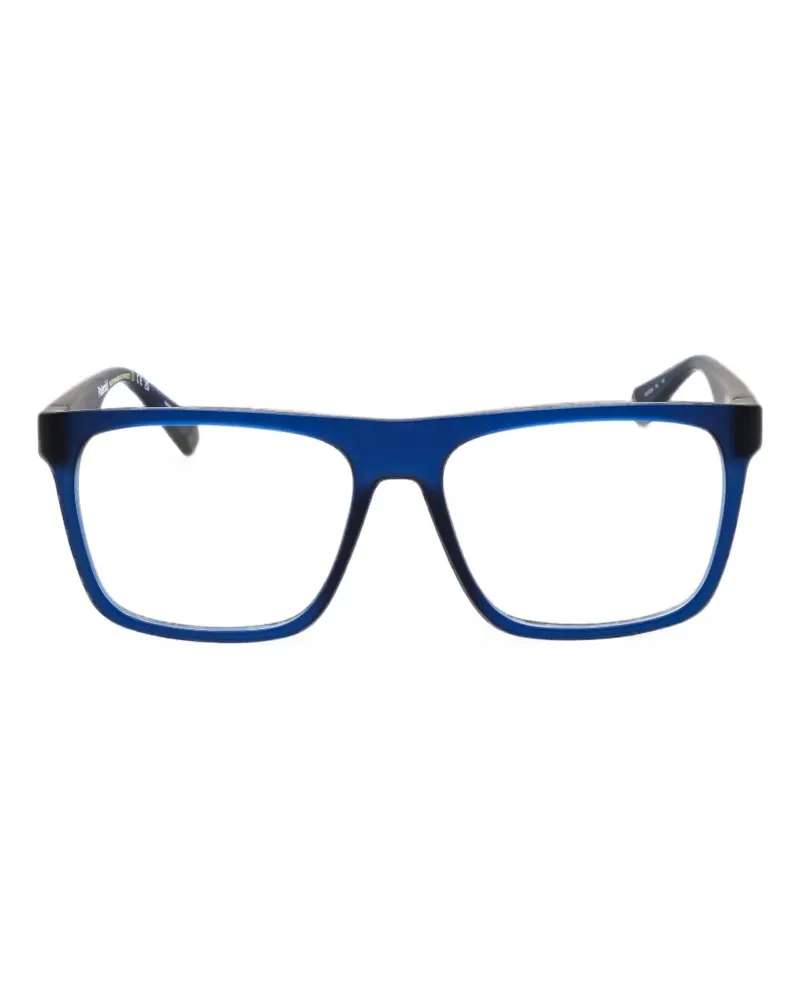 Polaroid rectangle-frame glasses - Blau Blau