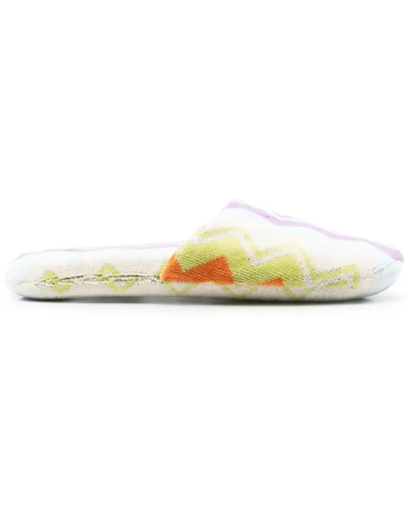 Missoni Home Slipper mit Zickzackmuster - Blau Blau