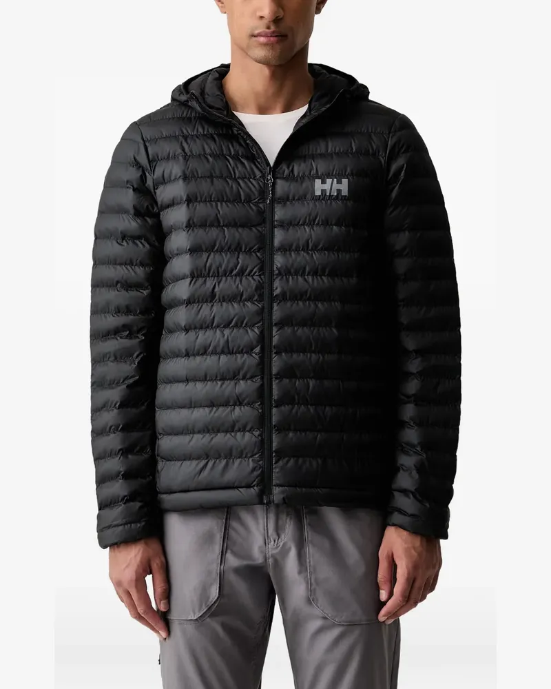 Helly Hansen Gesteppte Kapuzenjacke - Schwarz Schwarz