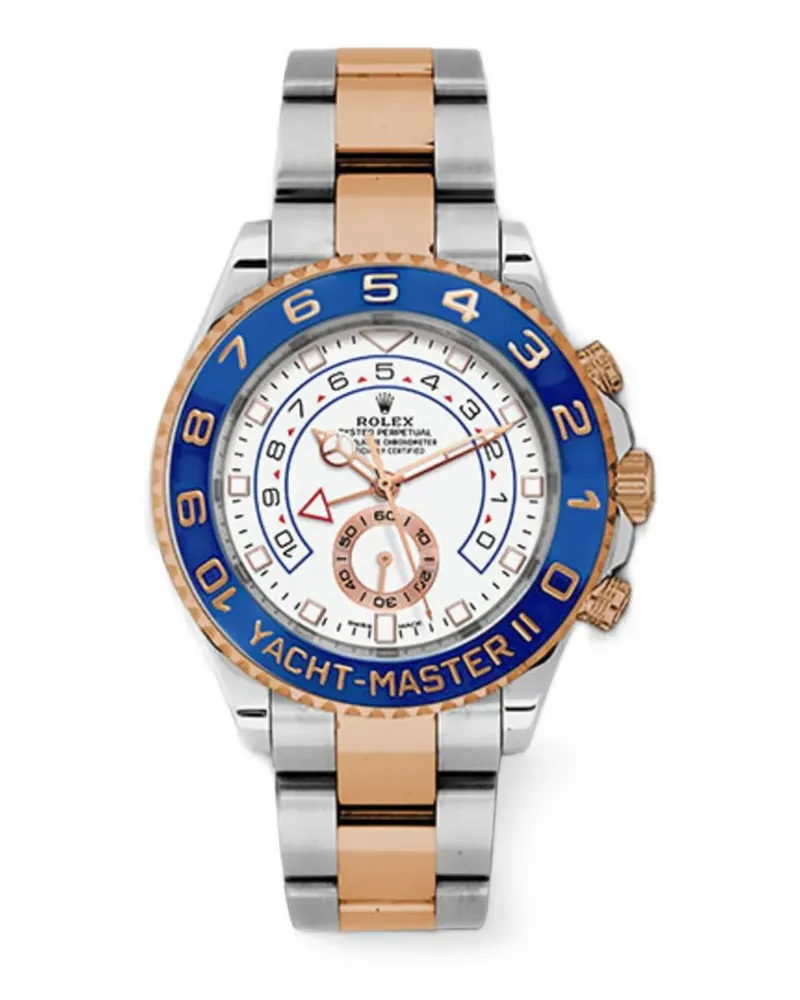 Rolex Yacht-Master II Armbanduhr 44mm - Weiß Weiß