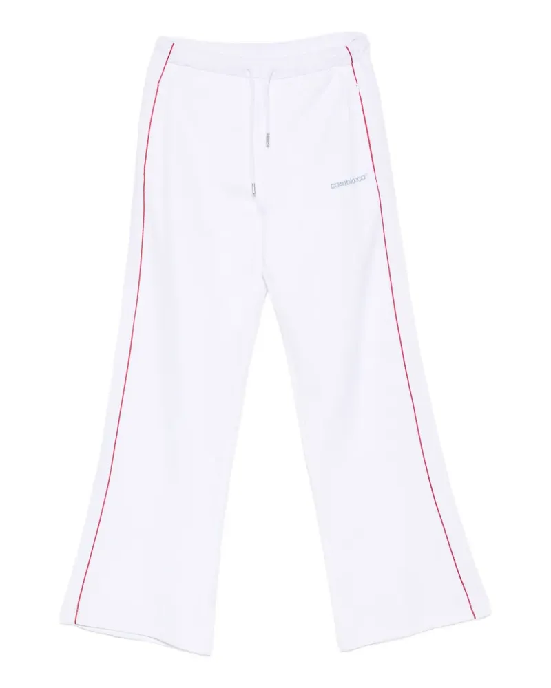 Casablanca Paris drawstring-waistband track pants - Weiß Weiß