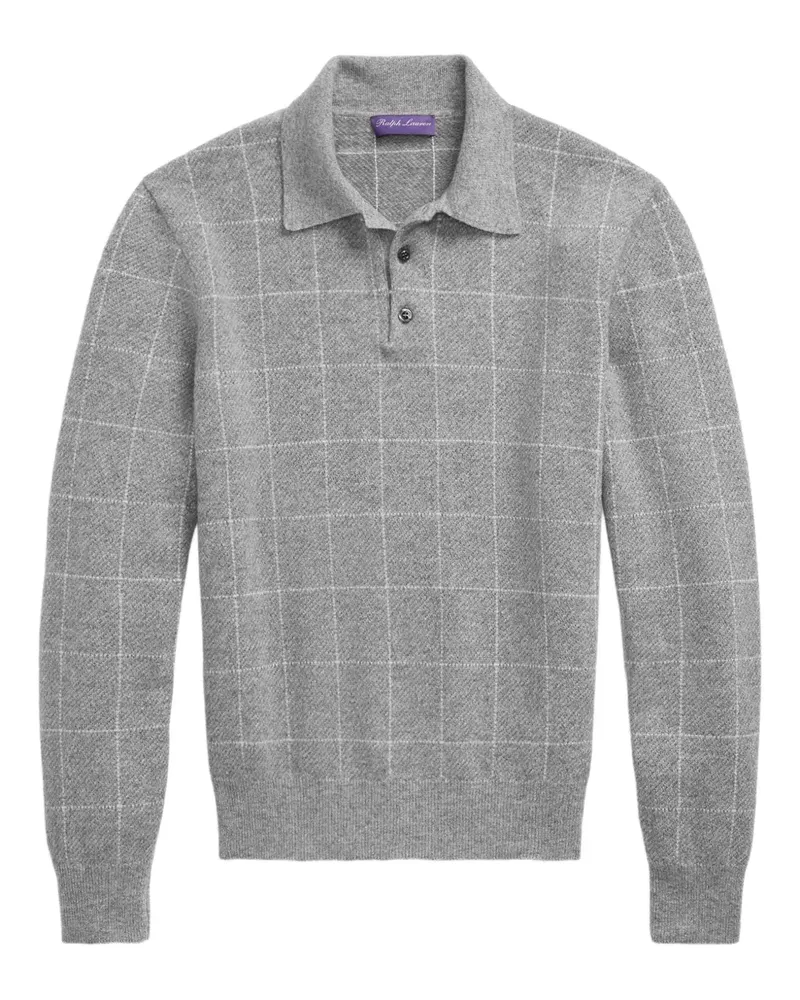 Ralph Lauren Pullover mit Poloshirtkragen - Grau Grau