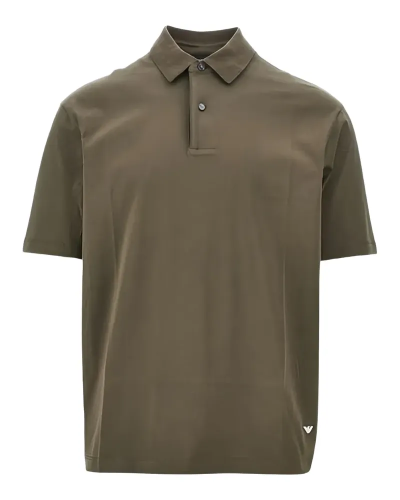 Emporio Armani Poloshirt mit kurzen Ärmeln - Braun Braun