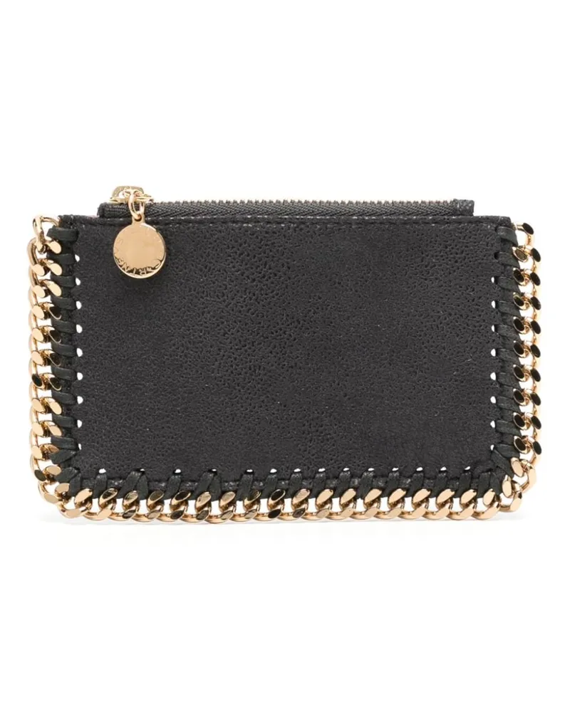 Stella McCartney Falabella Portemonnaie mit Kettenborte Schwarz