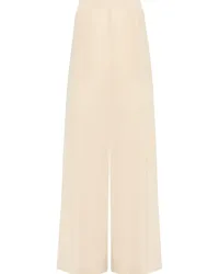 Joseph Wide-Leg-Hose aus Seide Nude