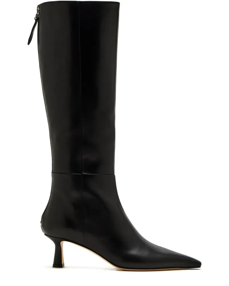 aeyde Spitze Rhea Stiefel 55mm - Schwarz Schwarz