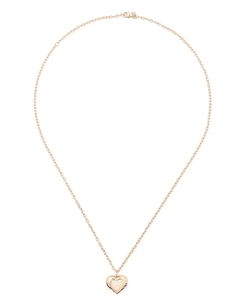 Sydney Evan 14kt Gelbgoldhalskette mit Herzemotiv Gelb