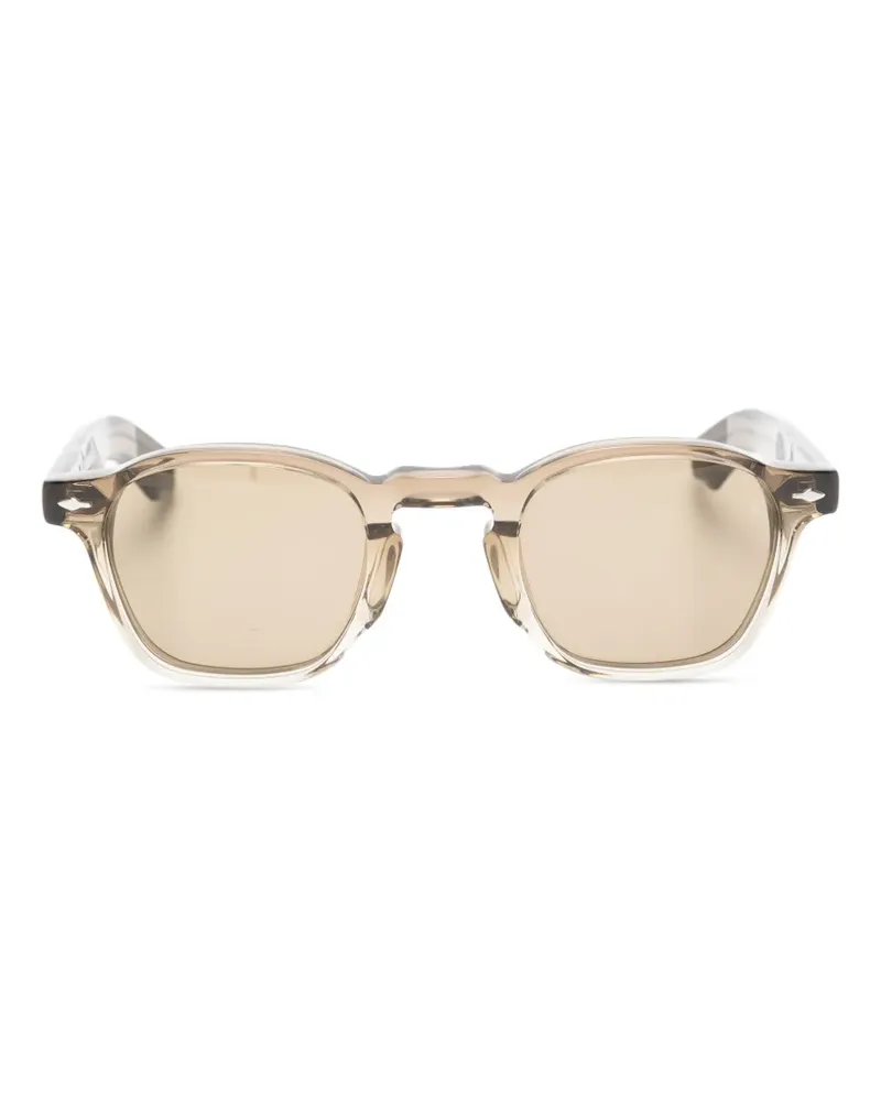 Jacques Marie Mage Sonnenbrille mit eckigem Gestell - Braun Braun