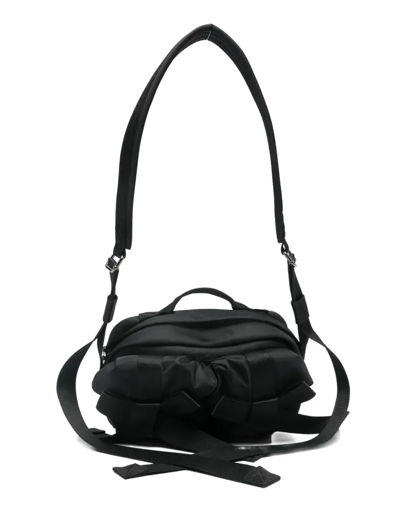 Simone Rocha woven crossbody bag - Schwarz Schwarz