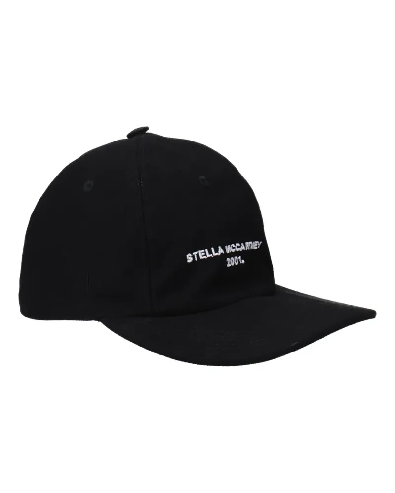 Stella McCartney logo-embroidered baseball cap - Schwarz Schwarz