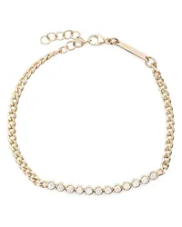 ZOË CHICCO Tennisarmband aus 14kt Gelbdold Gold